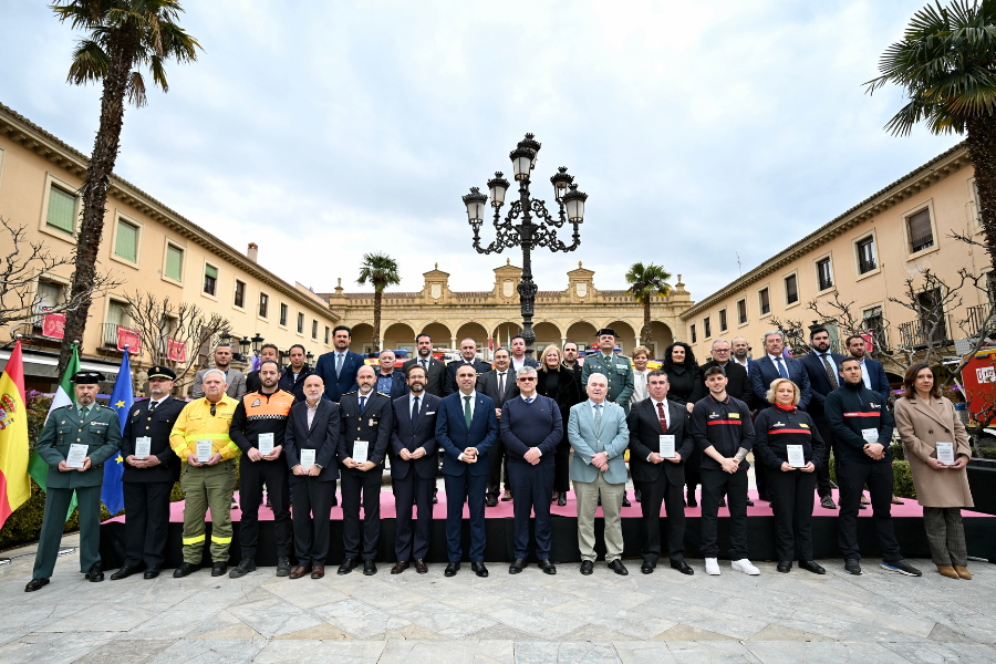 Reconocimiento a la labor de los efectivos que actuaron durante los temporales del último mes en la provincia