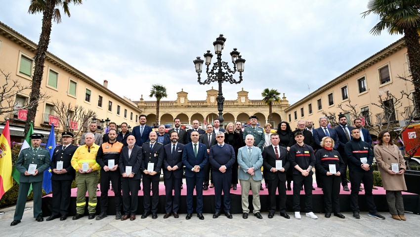 Reconocimiento a la labor de los efectivos que actuaron durante los temporales del último mes en la provincia