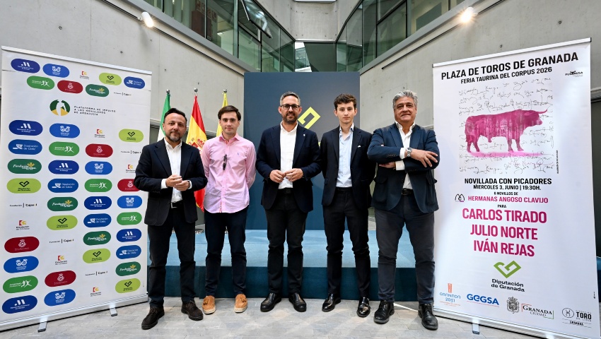 Diputación y Fundación Toro de Lidia refuerzan su colaboración con la novillada inaugural del Corpus de Granada