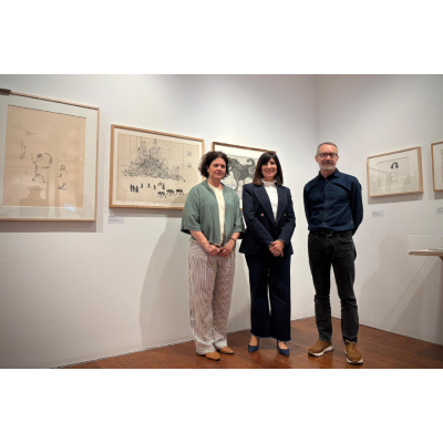 El Centro José Guerrero acoge una exposición dedicada al famoso caricaturista e ilustrador Saul Sateinberg