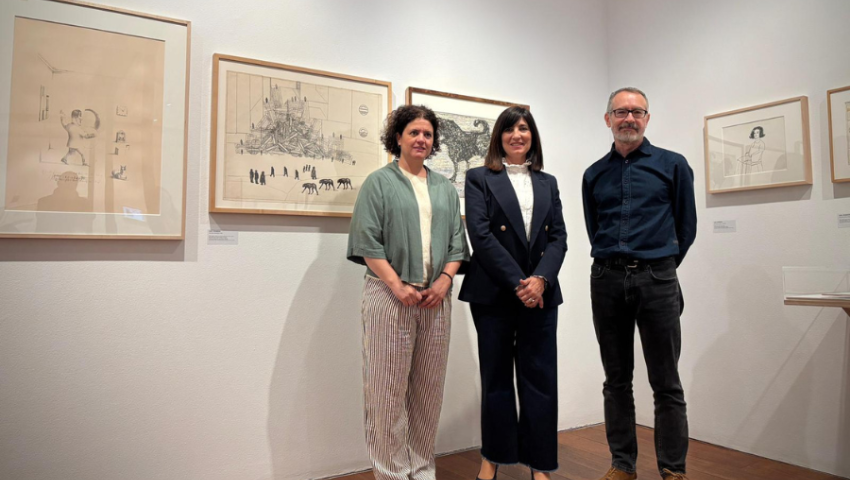 El Centro José Guerrero acoge una exposición dedicada al famoso caricaturista e ilustrador Saul Sateinberg