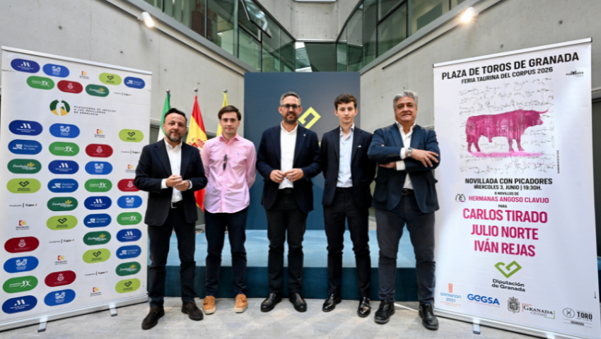 Diputación y Fundación Toro de Lidia refuerzan su colaboración con la novillada inaugural del Corpus de Granada