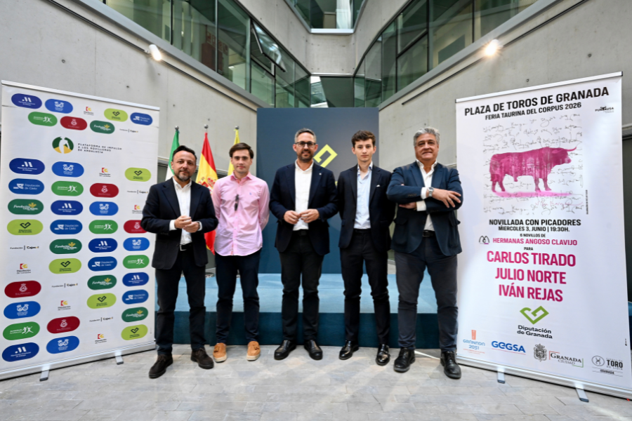 Diputación y Fundación Toro de Lidia refuerzan su colaboración con la novillada inaugural del Corpus de Granada