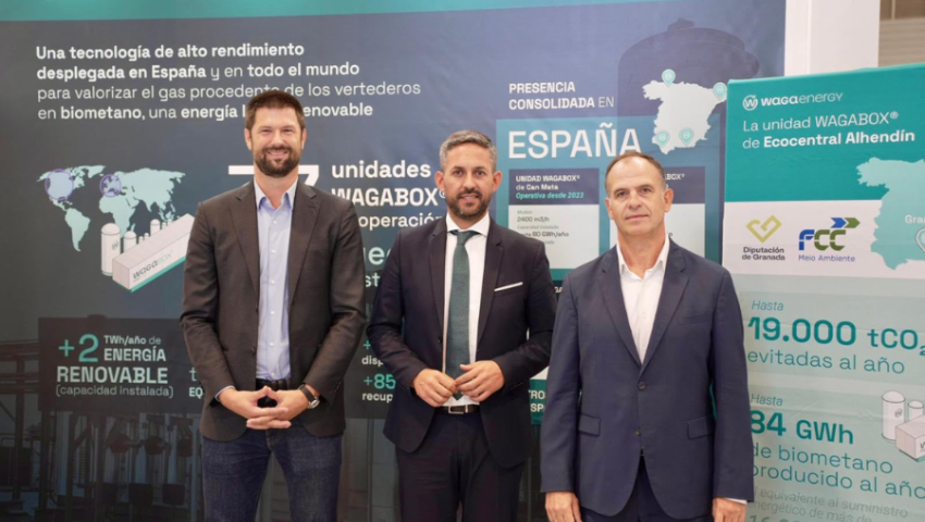 Diputación, FCC Medio Ambiente y Waga Energy impulsan un proyecto de producción de biometano en la Ecocentral Granada