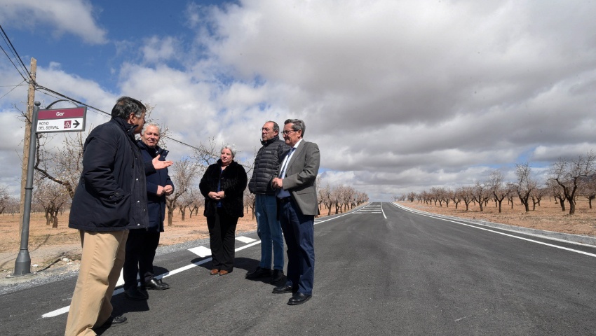 Diputación invierte más de 550.000 euros en la mejora de la principal carretera de acceso a Gor