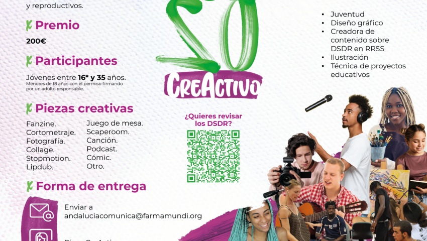 "CreActivo": un concurso para sensibilizar a los jóvenes de la provincia en torno a los derechos sexuales y reproductivos