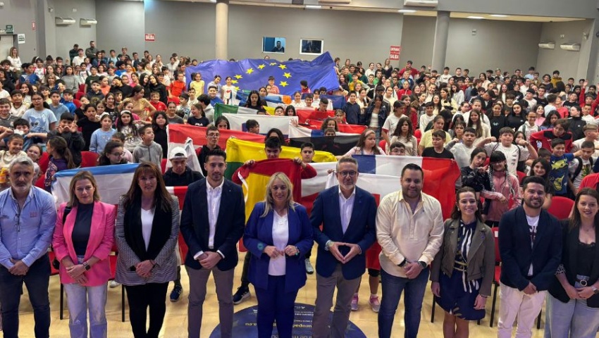 Las Gabias celebra el Día de Europa con más de 350 escolares
