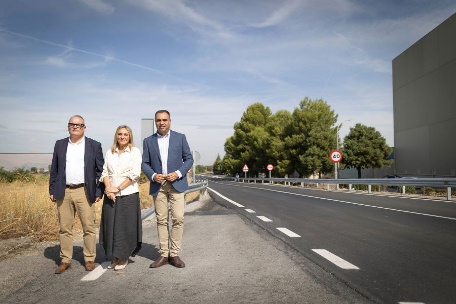 Recepcionadas las obras de ensanche y mejora de la carretera de la Puleva tras una inversión de 2,5 millones de euros