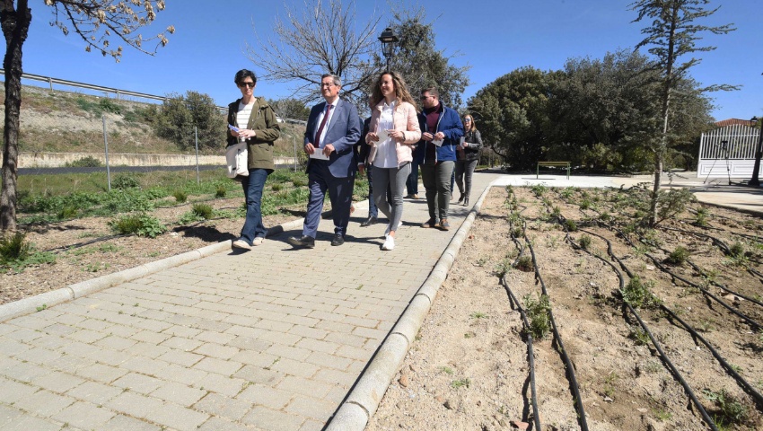 Diputación culmina la reforma del parque Ciudad de Briviesca en Santa Fe