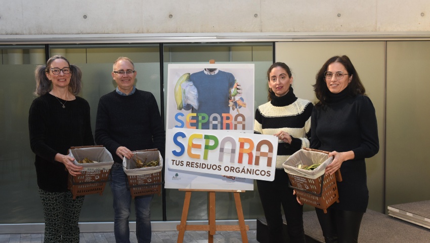 Diputación lanza una campaña para fomentar la recogida separada de residuos orgánicos en la provincia