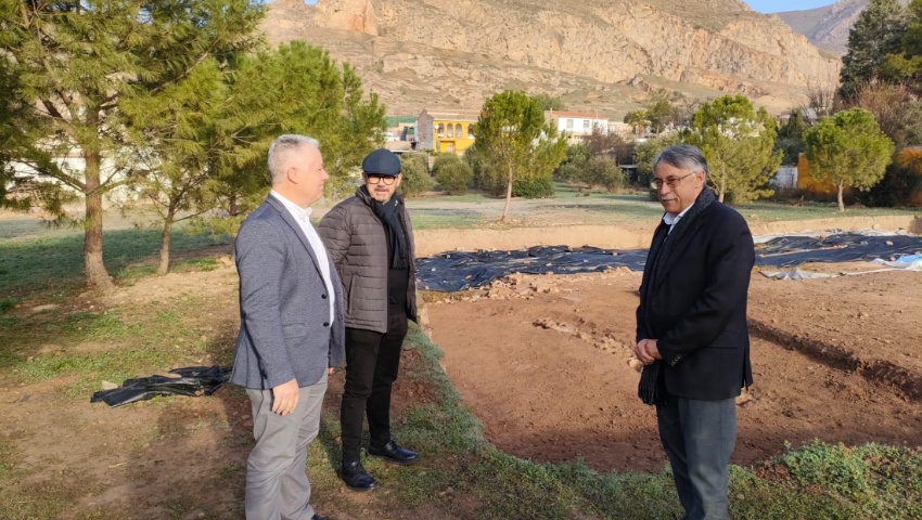 Diputación trabaja en la conservación del yacimiento de Medina Elvira, en Atarfe