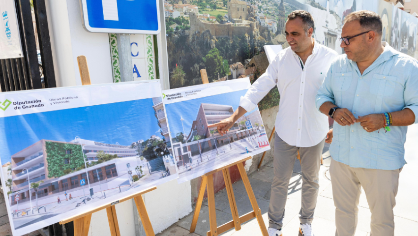 La Diputación avanza en tiempo récord para que los mayores de la provincia cuenten con una residencia vacacional en primera línea de playa en Almuñéca...