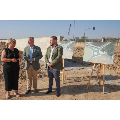 Diputación avanza las obras que responden a una demanda histórica de Las Gabias para dar mayor fluidez al tráfico