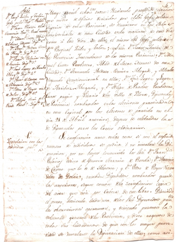 Diputación Provincial de Granada 1813