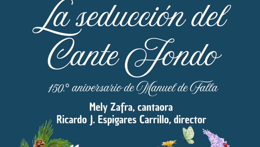 La seducción del Cante Jondo. Orquesta Filarmonía. Mely Zafra. Ricardo J. Espigares