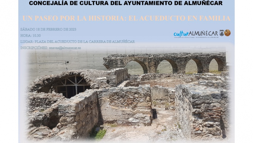 VISITA FAMILIAR. UN PASEO POR LA HISTORIA: EL ACUEDUCTO EN FAMILIA