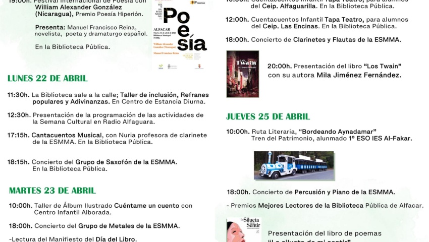 SEMANA CULTURAL DEL LIBRO
