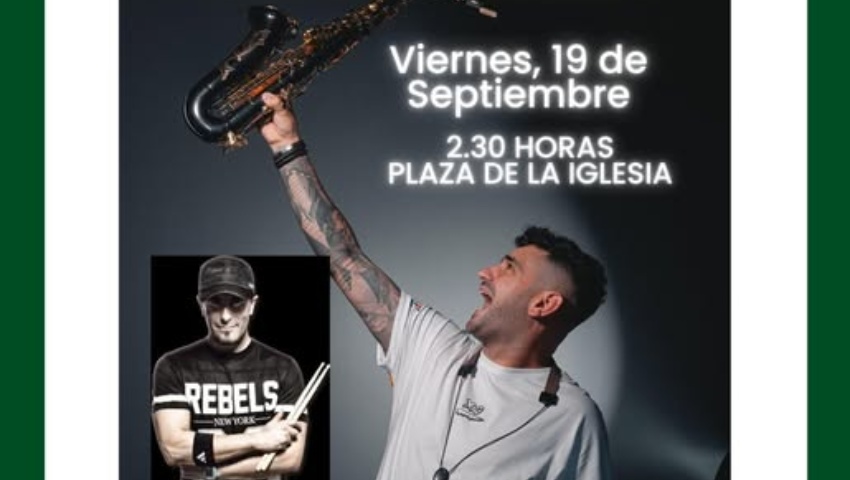 Mario Saxo en la Semana Cultural de Nigüelas