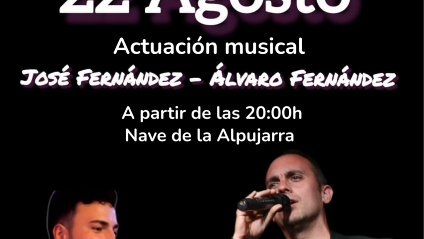 Actuación musical José Fernández y Álvaro Fernández