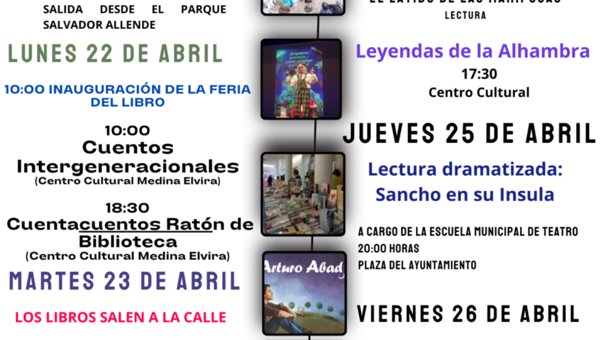 FERIA DEL LIBRO DE ATARFE. CULTURA EN LA CALLE