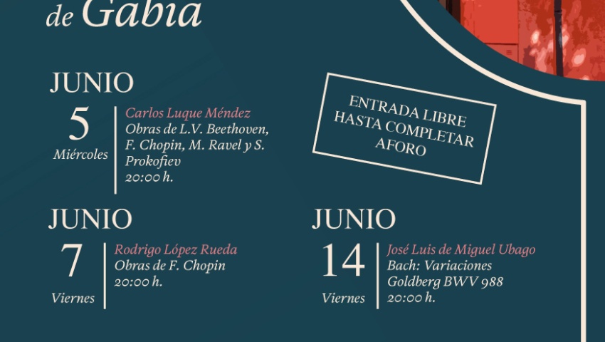 CICLO DE PIANO PALACIO DE LOS CONDES DE GABIA