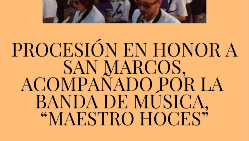 Procesión en honor a San Marcos