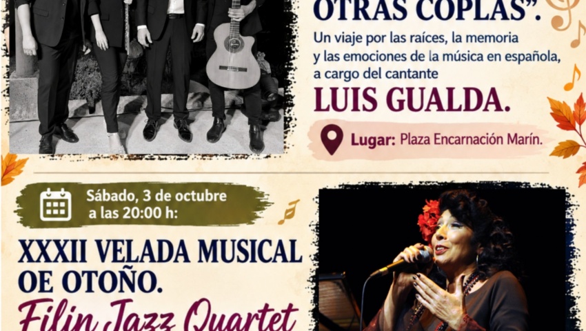 PROGRAMA MUSICAL "CÁJAR EN OTOÑO 2026"
