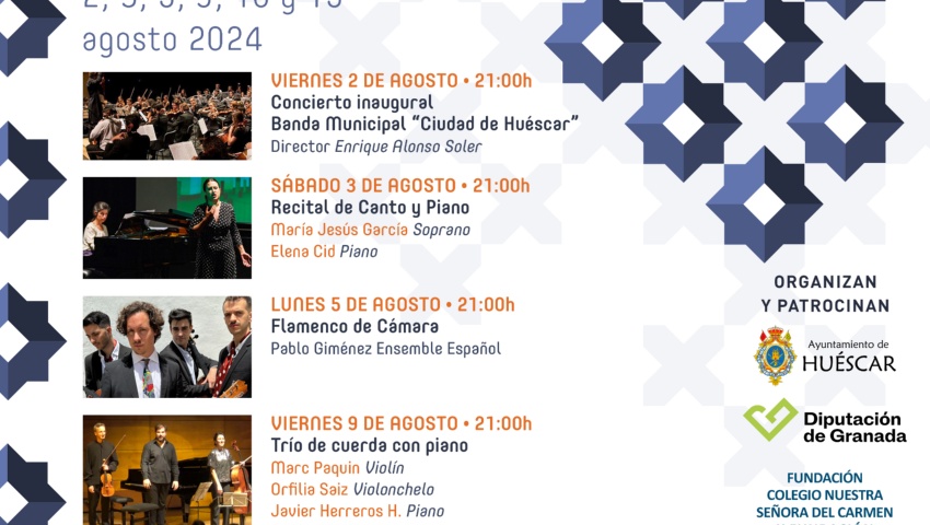 XVI FESTIVAL DE MÚSICA CLÁSICA CIUDAD DE HUÉSCAR