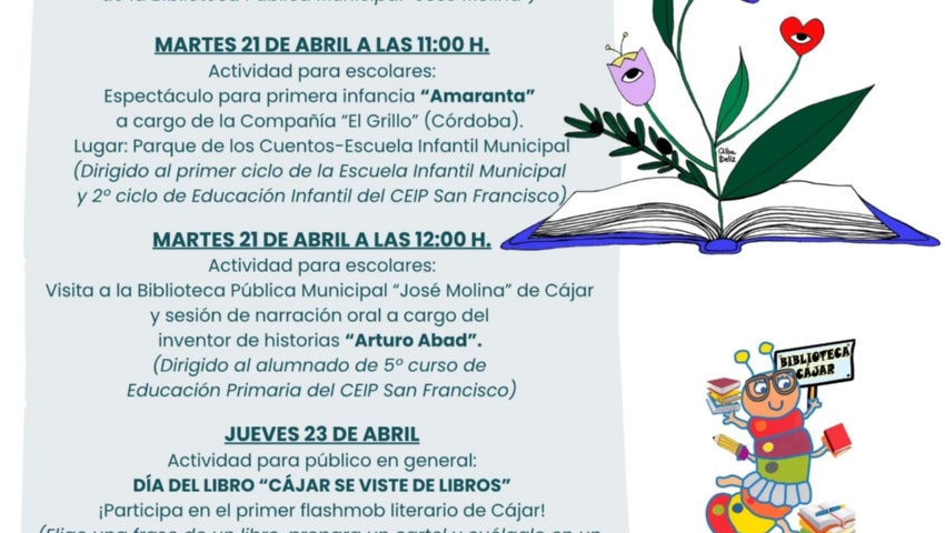 SEMANA DEL LIBRO. CÁJAR
