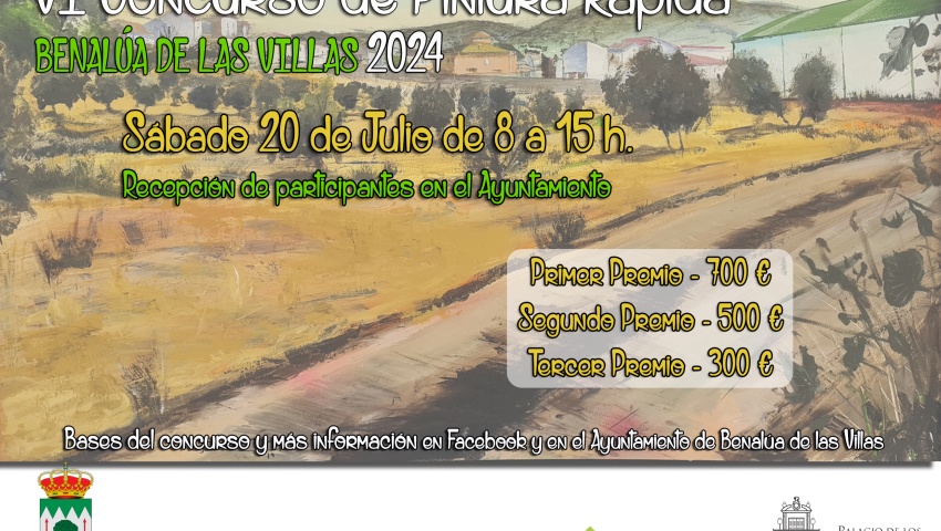 VI CONCURSO DE PINTURA RÁPIDA- BENALÚA DE LAS VILLAS 2024