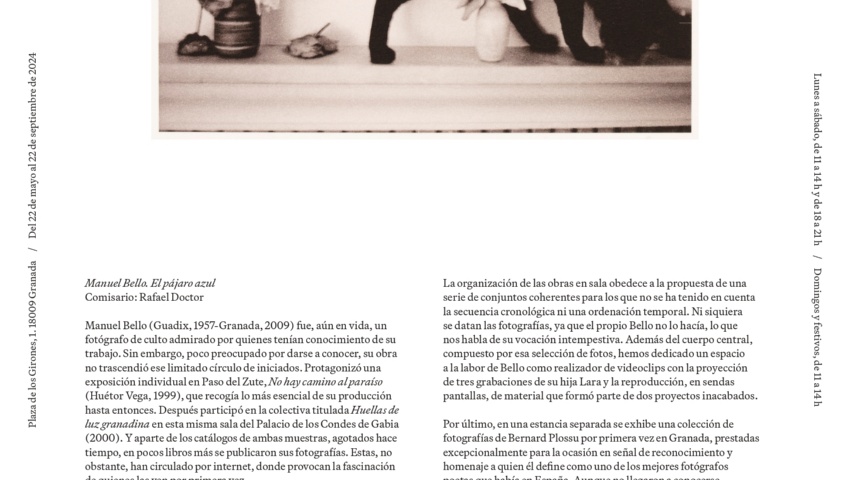 EXPOSICIÓN DE FOTOGRAFIA EN EL PALACIO DE LOS CONDES DE GABIA