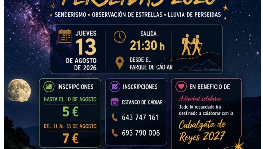 SENDERO NOCTURNO - PERSEIDAS 2026