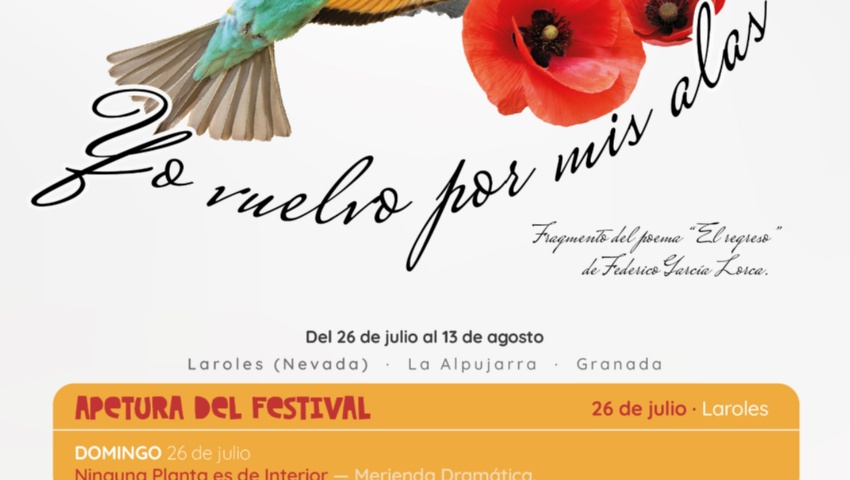 FESTIVAL ME VUELVES LORCA 2026, DEL 26 JULIO AL 13 AGOSTO