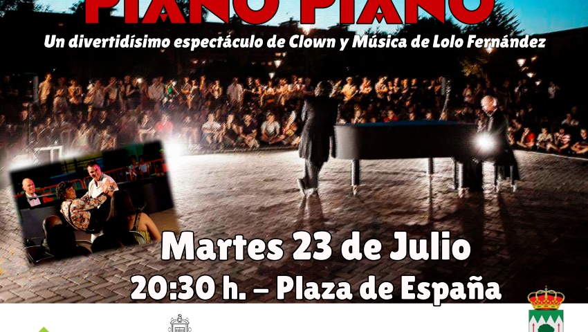 PIANO PIANO, Clown y Música con Lolo Fernández