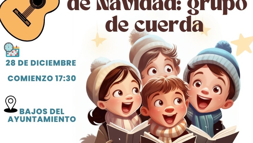 Concierto de Navidad grupo de cuerda y coro.Berchules