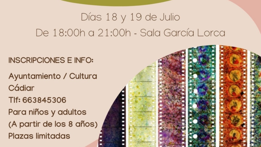 TALLER DE CINE TÁCTIL O CINE SIN CÁMARA. CÁDIAR
