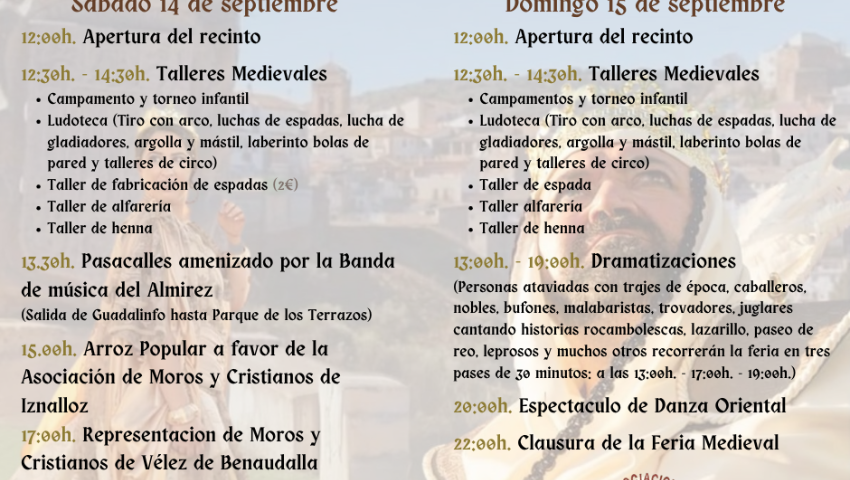 FERIA MEDIEVAL. IZNALLOZ