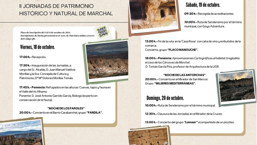 II JORNADAS DE PATRIMONIO HISTÓRICO  Y NATURAL DE MARCHAL