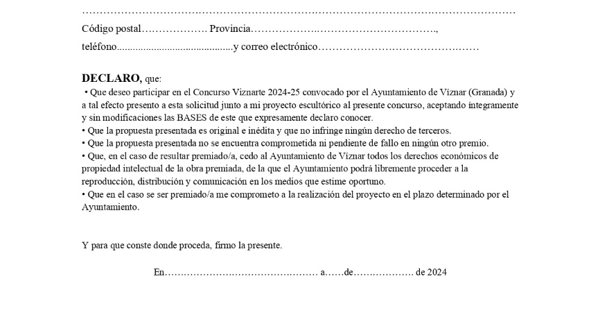 SOLICITUD