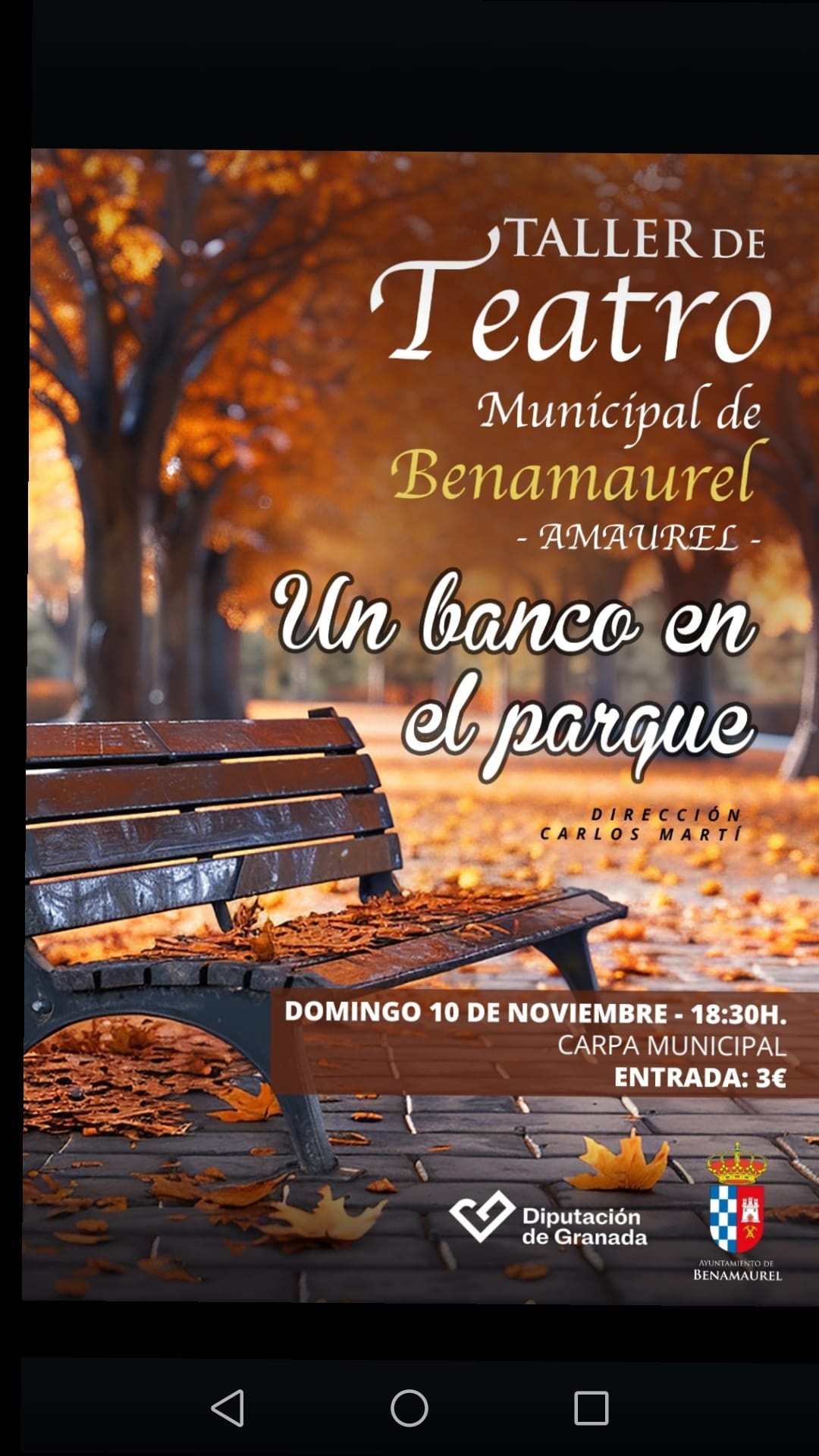 cartel del evento