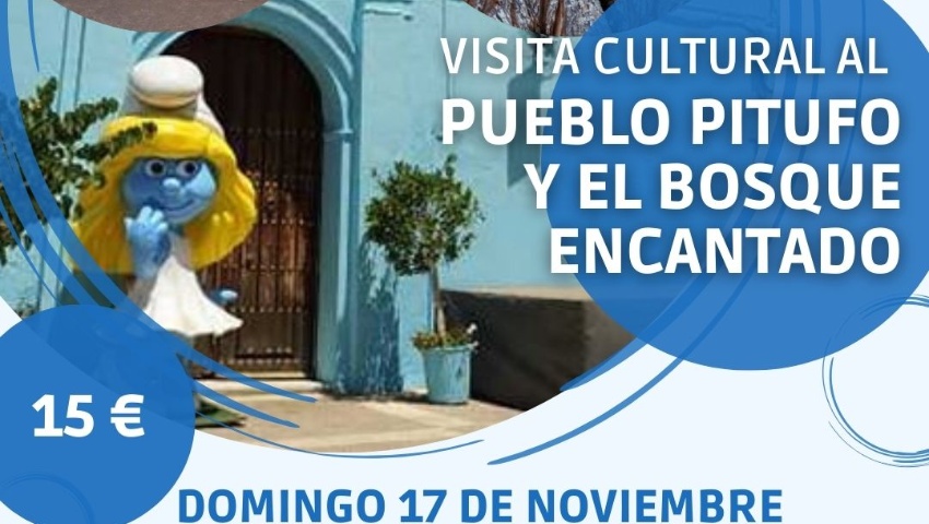 VISITA CULTURAL AL PUEBLO PITUFO (JÚZCAR) Y AL BOSQUE ENCANTADO.