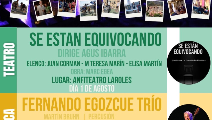 Amigos del Festival "Teatro y música" 1 y 2 de agosto 2025