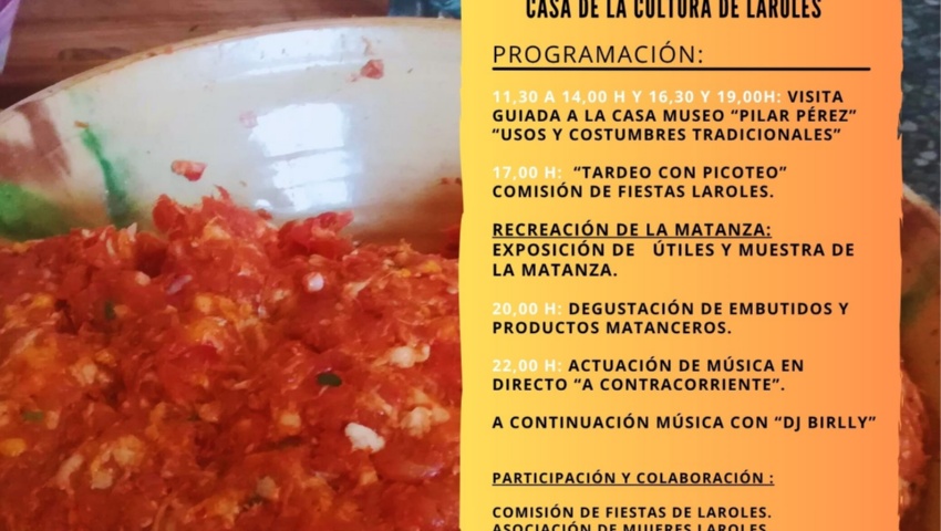 V JORNADAS CULTURALES "LA MATANZA DE LAROLES" 6 DICIEMBRE 2025