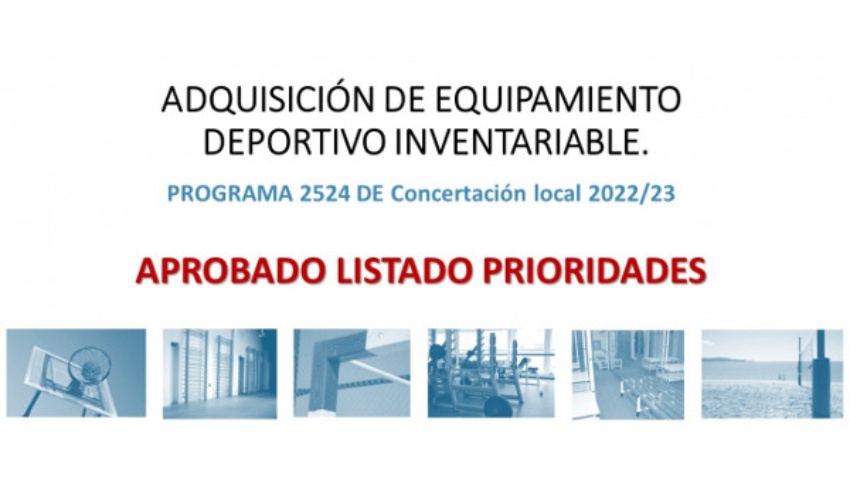 Adquisición de Equipamiento Deportivo Inventariable