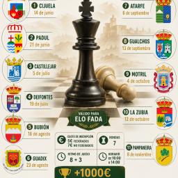 CARTEL CIRCUITO AJEDREZ