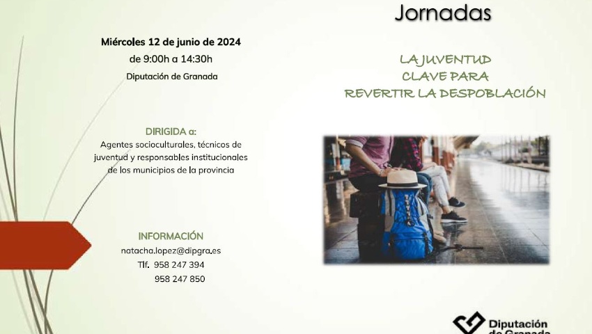 JORNADAS: LA JUVENTUD CLAVE PARA REVERTIR LA DESPOBLACIÓN FORMACION PARA LA JUVENTUD