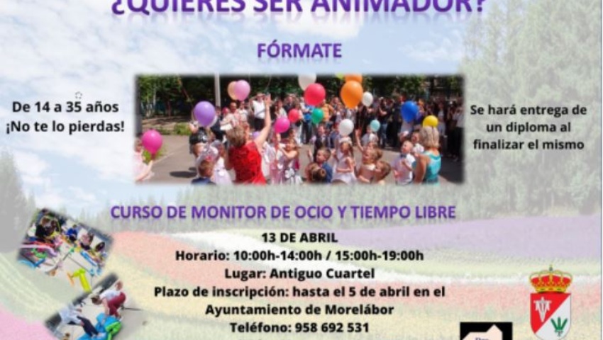 JUVENTUD 2024 PROGRAMA 2404 APOYO TECNICO Y ECONOMICO A LOS PROYECTOS JUVENILES DE LOS MUNICIPIOS: FORMACION DE ANIMADOR DE OCIO Y TIEMPO LIBRE (MOREL...