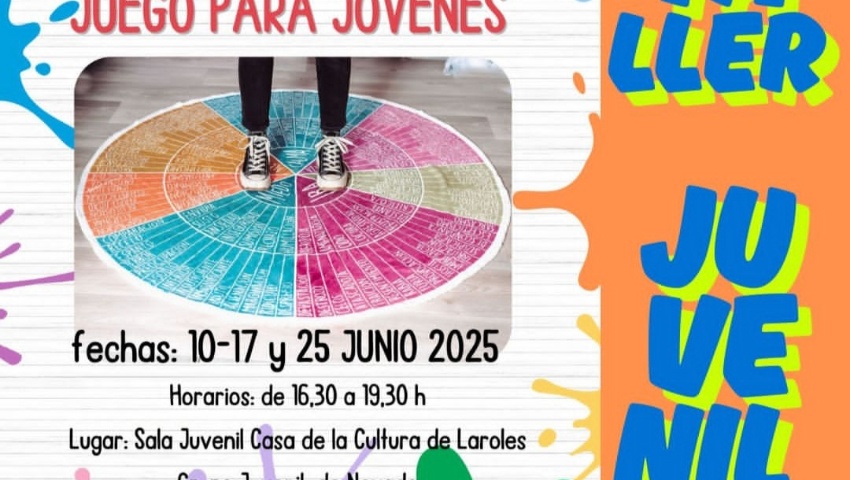 JUVENTUD 2025 TALLER DE EMOCIONES A TRAVÉS DEL JUEGO.  AYUNTAMIENTO DE NEVADA