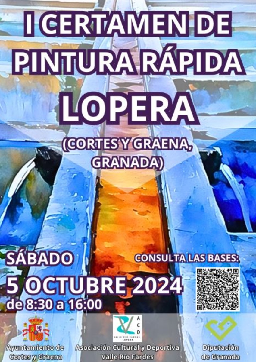 JUVENTUD 2024 I CERTAMEN DE PINTURA RÁPIDA (CORTES Y GRAENA.- LOPERA)