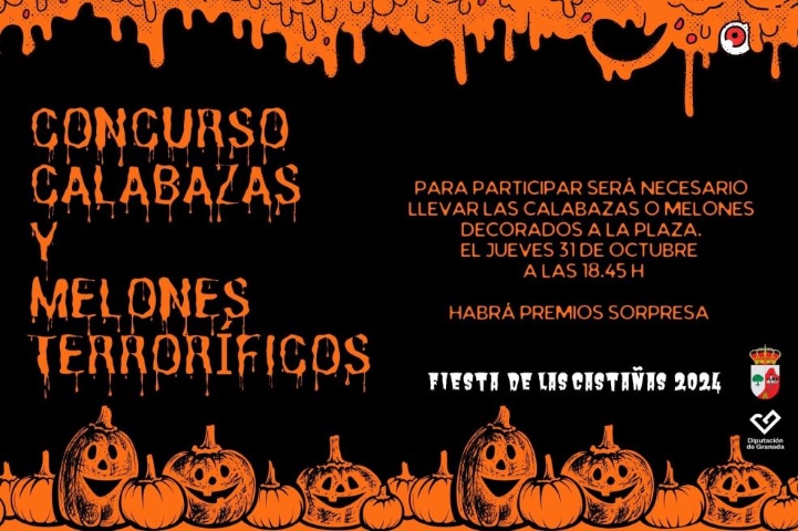 JUVENTUD 2024 PROGRAMA 2404 CONCURSO DE CALABAZAS Y MELONES TERRORÍFICOS (GÜEVÉJAR)